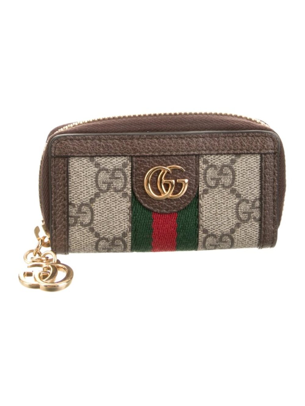 Gucci GG Supreme Ophidia Coin Purse with Key Chain